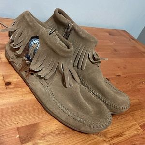 Moccasin booties